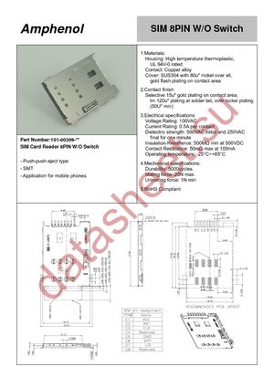 101-00309-82 datasheet  